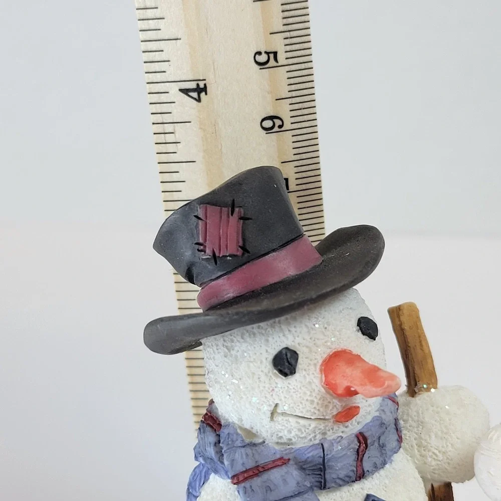 Enesco Raggedy Ann Snowman Figurine‎ Friends Forever Winter Christmas Decor